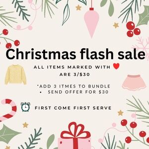 Christmas flash sale